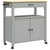 Kitchen Trolley MONZA 33.1"x15.7"x34.8" Solid Wood Pine