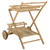 Serving Trolley with wheels Natural 31.10 x 26.57 x 33.07 in