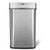 Grey 13-Gallon Stainless Steel Kitchen Trash Can with Motion Sensor Lid