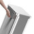 20-Gallon Sturdy Stainless Steel Kitchen Trash Can with Step-on Lid