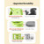 Button Maker Machine, 2.28 in, Plastic Pin Maker with 100pcs Button Parts, Mr. Panda Magic Book, Ci