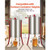 Honey Extractor, 6 Frame Manual Honey Spinner with Transparent Lid, Stainless Steel Honeycomb Drum 