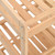 Kitchen Trolley with Wheels Natural 18.11 x 14.96 x 29.92 in
