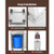 Movable Base Cabinet for Orange Juicer, Thickened Stainless Steel Cabinet, 4 Swivel Casters, Compat
