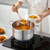 Stainless Steel Stock Pot, 8-Quart Stainless Steel Stockpot with Glass Lid, PFOA-Free, PFAS-Free, C