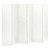 6-Panel Room Divider White 94.5"x70.9" Steel