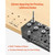 Shelf Pin Jig and Hinge Jig Two-in-One, Aluminum Alloy Cabinet Hardware Hole Drilling Template with
