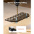 Shelf Pin Jig and Hinge Jig Two-in-One, Aluminum Alloy Cabinet Hardware Hole Drilling Template with