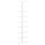  Wall-mounted Wine Rack for 9 Bottles White Iron
