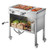 Outdoor Propane Griddle, 2 Burners (11,600 BTU Each), Commercial Stainless Steel Gas Griddle Cart w