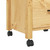  Kitchen Trolley MONZA 18.9"x15.7"x34.8" Solid Wood Pine