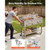 Outdoor Propane Griddle, 3 Burners (11,600 BTU Each), Commercial Stainless Steel Griddle with Two 1