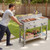 Outdoor Propane Griddle, 3 Burners (11,600 BTU Each), Commercial Stainless Steel Griddle with Two 1