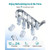 Ice Maker Water Filter Dispenser, 4-in-1 Countertop Ice Making Machine with Room Temperature, Hot &