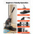 Button Maker Machine 1.25"/32 mm Pin Maker 500pcs Button Parts Black, with Circle Cutter, Magic Boo