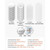 Button Maker Supplies 50 Sets 2.95 in / 75 mm Magnet Button Parts, with Magnetic and Bottle Opener 