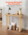 36 in Console Table, Modern Desk Behind the Couch, Wooden Rectangle Entrance Desk, Narrow Long Sofa