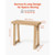 36 in Console Table, Modern Desk Behind the Couch, Wooden Rectangle Entrance Desk, Narrow Long Sofa