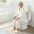Raised Toilet Seat, 300 lbs Load Capacity, 3.5-Inch Lift Height, Commode Elevated Toilet Seat Riser