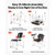 Phlebotomy Chair 750LBS Capacity Blood Draw Medical Chair, Comfortable Blood Drawing Chairs with Ad