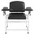 Phlebotomy Chair 750LBS Capacity Blood Draw Medical Chair, Comfortable Blood Drawing Chairs with Ad