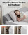 Bed Wedge Pillow for Headboard, King Size, 72"x10"x6" Bed Gap Filler, Fill 0-7" Gap Between Headboa