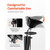 Portable Shampoo Bowl, Deep Shampoo Sink with Adjustable Height & Angle, Washing Hair Station Inclu