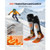 Heated Socks, 5000mAh Battery Powered, Rechargeable Heating Socks with 4 Heating Levels, Electric H