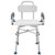 Swivel Shower Chair with Arms and Back, 500 lbs Heavy Duty Bench Seat for Inside Shower Stall and B