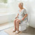 Raised Toilet Seat with Arms, 300 lbs Load Capacity, 3.5-Inch Lift Height, Widened Commode Elevated