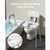 Sliding Shower Chair, 400 lbs Capacity Tub Transfer Bench for Bathtub, Heavy Duty Shower Bench with