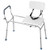 Sliding Shower Chair, 400 lbs Capacity Tub Transfer Bench for Bathtub, Heavy Duty Shower Bench with