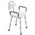 Swivel Shower Chair with Arms and Back, 400 lbs Heavy Duty Bench Seat for Inside Shower Stall and B