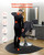 Salon Mat for Hair Stylist, 3 x 4 FT Semi-circle Salon Chair Mat, 1/2-inch Thickened Anti Fatigue B