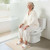 Raised Toilet Seat, 300 lbs Load Capacity, 3.5-Inch Lift Height, Commode Elevated Toilet Seat Riser