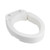 Raised Toilet Seat, 300 lbs Load Capacity, 3.5-Inch Lift Height, Commode Elevated Toilet Seat Riser