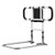 Bed Rail for Elderly, Foldable & Extendable Bedside Assist Rail with Side Handles & PU Handrail, Ad