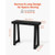36 in Console Table, Modern Desk Behind the Couch, Wooden Rectangle Entrance Desk, Narrow Long Sofa