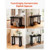 36 in Console Table, Modern Desk Behind the Couch, Wooden Rectangle Entrance Desk, Narrow Long Sofa