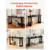 56 in Console Table, Modern Desk Behind the Couch, Wooden Rectangle Entrance Desk, Narrow Long Sofa
