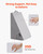 Bed Wedge Pillow for Sleeping, Adjustable Orthopedic Bed Wedge, 25D High-Density Foam Filling & Sof