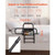 Bed Rail for Elderly Adults Foldable Bedside Assist Rail for Seniors, 300LBS Dual-Handle Support, A