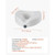 Raised Toilet Seat, 350 lbs Capacity, 5-Inch Lift Height, Commode Elevated Toilet Seat Riser with E