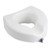 Raised Toilet Seat, 350 lbs Capacity, 5-Inch Lift Height, Commode Elevated Toilet Seat Riser with E