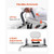 Sliding Shower Chair, 400 lbs Tub Transfer Bench for Bathtub with Swivel Seat, Shower Bench with Pi