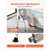 Sliding Shower Chair, 400 lbs Tub Transfer Bench for Bathtub with Swivel Seat, Shower Bench with Pi
