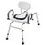 Sliding Shower Chair, 400 lbs Tub Transfer Bench for Bathtub with Swivel Seat, Shower Bench with Pi