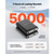 Heated Socks, X-Large Size, 5000mAh Battery Rechargeable Heating Socks with 4 Heating Levels, Elect