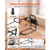 Bed Rails for Elderly Adults Bed Side Assist Rail with Floor Support, Motion Sensor LED Light, 300L