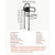 Bed Rails for Elderly Adults Bed Side Assist Rail with Floor Support, Motion Sensor LED Light, 300L